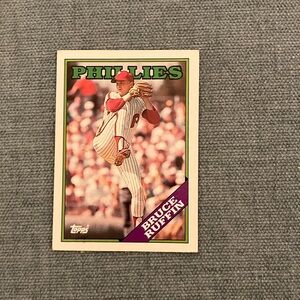 1988 Topps Philadelphia Phillies Baseball Card Trading Card